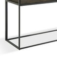 thumbnail image 4 of Nia 46 Inch Console Side Table, 2 Gliding Drawers, Pine Wood Veneer, Brown, 4 of 5