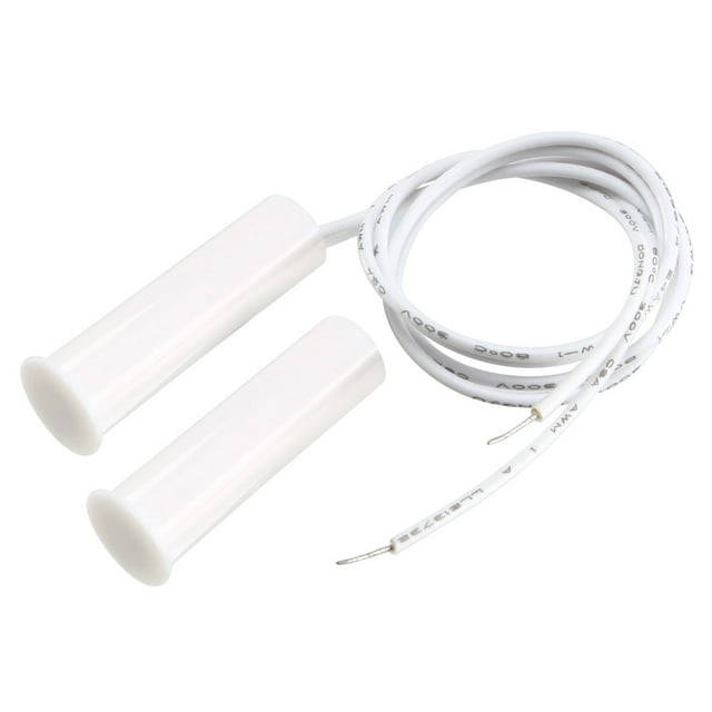 Unique Bargains RC-35 NC Recessed Wired Gate Contact Sensor Alarm Magnetic Reed Switch White