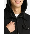 thumbnail image 4 of Brahma Men's and Big Men's Hooded Shirt Jacket, Midweight, Sizes S-3XL, 4 of 5