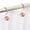 Rose Gold, variant on GBAYXJ Growment Rose Gold Shower Curtain Hooks Rings Set Of 12 Decorative Shower Curtain Hooks Rustproof Shower Rings For Bathroom(Black)