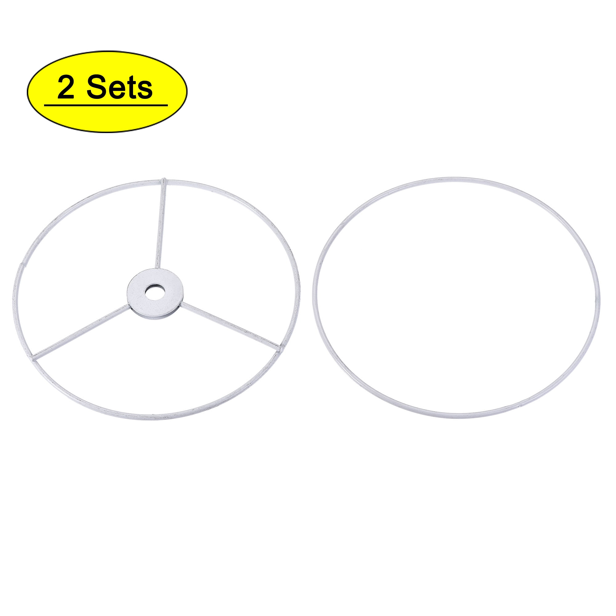 E27 DIY Circular 11 to 40cm Lampshade Frame Ring Set Lamp Light Shade Kit Dia 