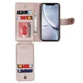 thumbnail image 5 of Mantto Compatible with for iPhone XR Crossbody case Wallet Purse for Women Girls Handbag with Card Holder Zippper Flip PU Leather Shoulder Strap Cover For iPhone XR, Rosegold, 5 of 10