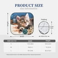 thumbnail image 3 of Kll Playful Cat Windshield Sun Shade 2-Piece Foldable Car Front Window Sunshade For Most Sedans Suv Truck- Small, 3 of 7