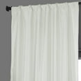 thumbnail image 4 of Eggshell Blackout Faux Silk Taffeta Curtain (1 Panel), Eggshell, 50W X 96L, 4 of 6