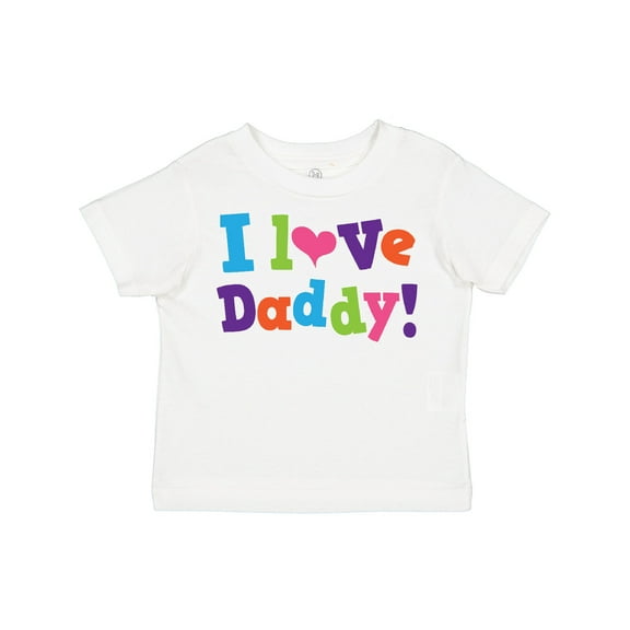 Inktastic I Love Daddy Girls Girls Toddler T-Shirt