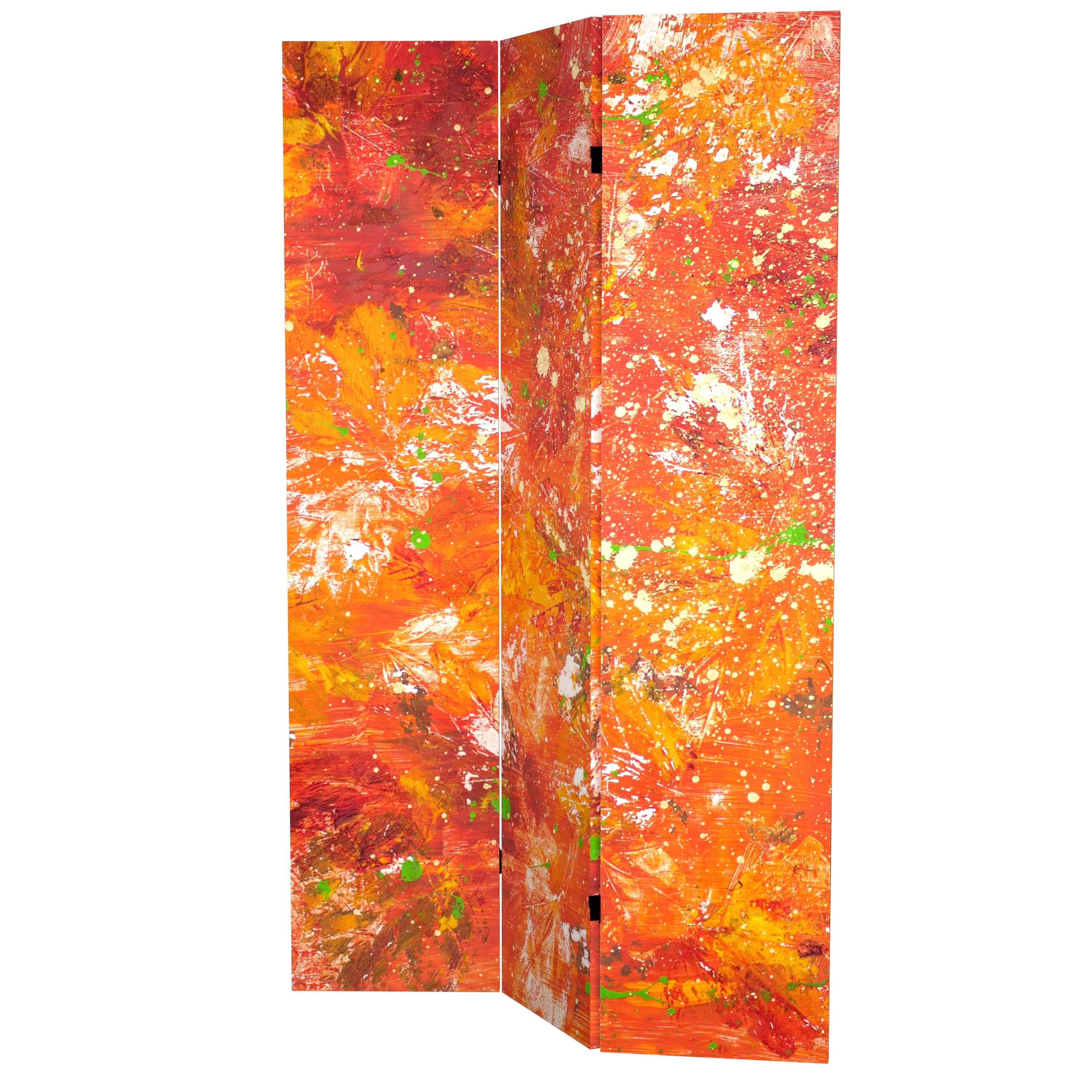 6 ft. Tall Double Sided Transcendence Canvas Room Divider