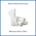 thumbnail image 3 of McKesson Trash Can Liners, Super Plus Duty - Clear, 60 gal Capacity, 38 in x 58 in, 100 Ct, 3 of 10