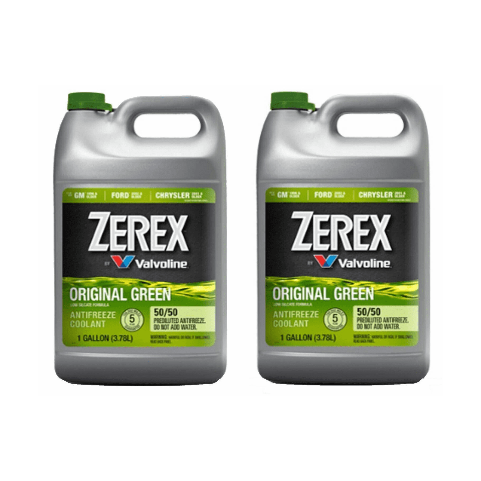 2 Gallons Engine Motor Coolant/Antifreeze Prediluted Valvoline Zerex