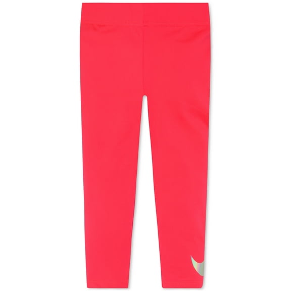 Nike Little Kid Girls Logo-Graphic Leggings,Racer Pink,6