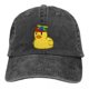 thumbnail image 2 of Sombrero Multicolor con visera para mujer, gorra con visera, hélice de pato de goma, sombreros de protección personalizados Fivean unisex, 2 of 2