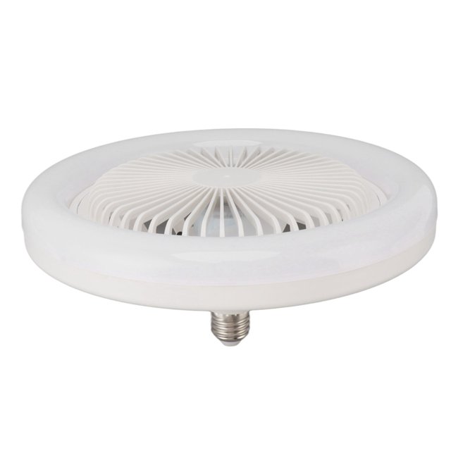 Pequeña luz de ventilador LED blanca 3 velocidades de viento ABS y PC 85-265V Mini luz de ventilador de techo E27 para el hogar ANGGREK Otros
