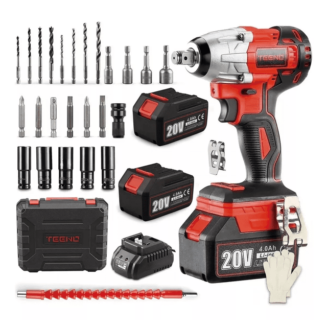 Llave De Impacto Inalámbrico De 20v Teeno 4ah Pro 3799