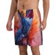 thumbnail image 2 of Fotbe Vibrant Hummingbird Watercolor Art Trajes de Baño Estampados para Hombre, Shorts de Verano de Secado Rápido, Ropa de Playa, Bañadores-Large, 2 of 6