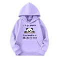 thumbnail image 4 of IWRICH Cute Hoodies for Girls Panda Print Hoodies Pullover Tops Long Sleeve Hooded Sweatshirts for Girls Purple 90, 4 of 4