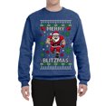thumbnail image 2 of Wild Bobby Merry Blitzmas, Football Christmas Sweater Design | Holiday Unisex Crewneck Sweatshirt, 2 of 5