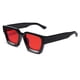 thumbnail image 1 of Gafas de Sol VANLINKER VL9731 Cuadradas Gruesas en Negro/Rojo para Hombre y Mujer, 1 of 6