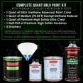 thumbnail image 2 of Grand Prix White Premium Quart Kit Low VOC URETHANE BASECOAT Car Paint Kit, 2 of 6