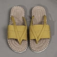thumbnail image 4 of Mostsola Slides for Women Thong Sandals Lightweight Braided Beach Shoes Slip on Slippers Flats, 4 of 8