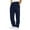 Navy, variant on WMTBSRSW Drawstring Sweatpants for Men Comfy Baggy Open Bottom Casual Pants Elastic Waist Workout Athletic Fleece Joggers with Pockets Sweat Pants