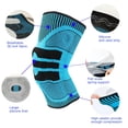 thumbnail image 2 of Rodillera deportiva de 2 piezas, rodillera elástica para osteoartritis con almohadilla de gel para rótula y estabilizadores de resorte laterales, rodillera rotuliana y de ligamento para hombres/mujere, 2 of 5