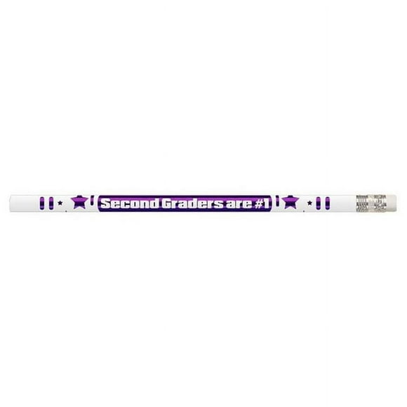 Musgrave Pencil MUS2205D-12 Crayons Amusants Motivationnels No 1 pour Élèves de 2e Année - 12 Dazon
