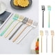 thumbnail image 3 of 304 Stainless Steel Dessert Fork Cake Fork for Pastry Fruit Tableware Rustproof Durable Mirror Finish for Home Restaurant Party, 3 of 3