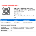 thumbnail image 2 of Flex Plate - Compatible with 1975 - 1977 Dodge B200 3.7L 6-Cylinder VIN B 1976, 2 of 2