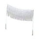 thumbnail image 5 of Bufanda de Cadera Soledad Lentejuelas con Borlas Traje de Actuación 3 Capas Blanco, 5 of 9