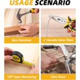 thumbnail image 4 of DOWELL 147-Piece Men's Repair Tool Set with 12V Cordless Drill & 3/8" Keyless Chuck, 4 of 7