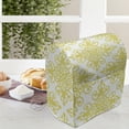thumbnail image 3 of Green and White Stand Mixer Cover, Damask Inspired Victorian Retro Revival Motifs Rococo Swirls Classic, Kitchen Appliance Organizer Bag Cover with Pockets, 5 Quarts, Pale Green White, by Ambesonne, 3 of 4