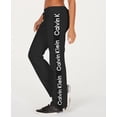 thumbnail image 2 of Calvin Klein Womens Logo High Rise Flared Leg Joggers, 2 of 2