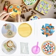 thumbnail image 3 of Mosaic Coaster DIY Kit Novelty Creative Craft for Kids, DIY Art Supplies with Colorful Tiles & Tools, 3 of 5