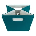thumbnail image 3 of Polyester Cube Solid Teal Square 13x13x13, 3 of 4