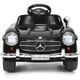 Gymax Mercedes Benz 300SL AMG Enfants Tout-Petits Monter sur Voiture Jouet Électrique Noir – image 5 sur 9
