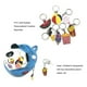 thumbnail image 3 of Llaveros Bolsa Colgante Decorativo PVC Coche Ornamento Paquete Percha Artesanía Dulce Regalo Mano de Obra Fina Estilo de Dibujos Animados Ropa, zapatos y accesorios Miscelánea Blanco negro 2 Guardurnaity AP014061-02, 3 of 6