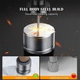 thumbnail image 4 of Elevadores de muebles de metal modernos - Altura ajustable - Almohadilla antideslizante - Paquete de 2, gris, 4 of 5