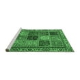 thumbnail image 2 of Ahgly Company Machine Washable Indoor Rectangle Abstract Emerald Green Modern Area Rugs, 8' x 10', 2 of 4