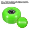 thumbnail image 4 of Uxcell 52mm Skateboard Wheels and Bearings Set Street Wheels for Skateboards Cruiser Wheel 95A, Green Black 4 Pack, 4 of 6
