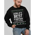 thumbnail image 7 of Tstars Mens Ugly Christmas Sweater Gift for Him Dad Gift Worlds Best Farter I Mean Father Christmas Holiday Shirts Xmas Party Funny Humor Christmas Gifts for Him Sweatshirt Ugly Xmas Sweater, 7 of 7