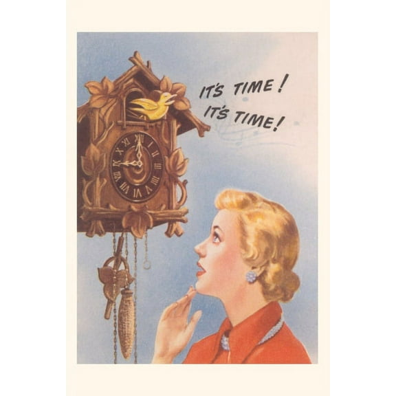 Pocket Sized - Found Image Press Journals: Vintage Journal Cuckoo Clock, Its Time (Paperback)