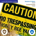 thumbnail image 5 of No Trespassing Honey Bee Yard Sign, 18x24 Reflective Aluminum EGP, 5 of 8