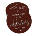 thumbnail image 1 of Inkdotpot Thank You Celebrating With Us Bridal Shower-Baby Shower-Retirement-Wedding-Birthday Bottle Tag Real Silver Foil Favor Hang Tags Pack Of 50, 1 of 6