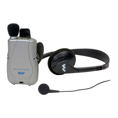 Williams Sound PKT D1 EH Pocketalker Ultra Duo Pack Amplifier with Single Mini Earbud and Folding