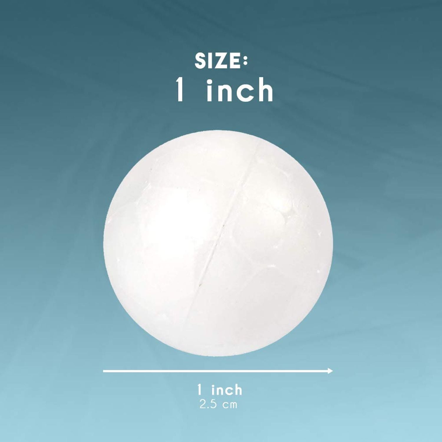Smooth Foam Balls for Arts /& Crafts and School Projects 4/" Inch - 12 Balls