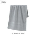thumbnail image 3 of 3-Pack Cotton Towels, Soft and Absorbent Bath Towels – 28.35x13.39in, Ideal for Everyday Use, Quick-Drying, Comfortable Bathroom Towels, 3 of 6