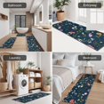 thumbnail image 5 of Pioneer Flower Floral Print Pattern Kitchen Rugs Sets Of 3,Kitchen Runner Rugs Non Skid Washable,Decorative Kitchen Floor Mats for Kitchen,Sink,Laundry,17"x30"+ 17"x47" + 17"x59", 5 of 6