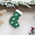 thumbnail image 6 of Salouo Gingerbread Snowman Cookies Print Christmas Stockings,Large Xmas Stocking Set of 1 Holiday and Farmhouse Stocking for Christmas Holiday Party Decoration(17.7*11 Inch), 6 of 7