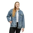 thumbnail image 3 of Love Everyday Women's Denim Jacket, 3 of 4