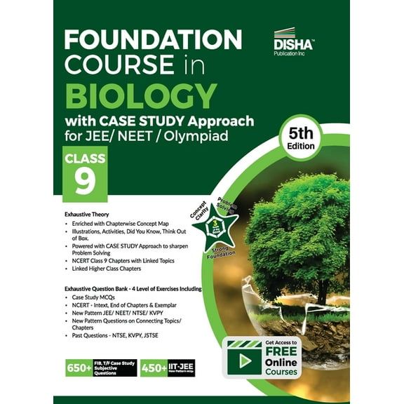 Foundation Course in Biology with Case Study Approach for NEET/ Olympiad Class 9 - 5th Edition, (Paperback)