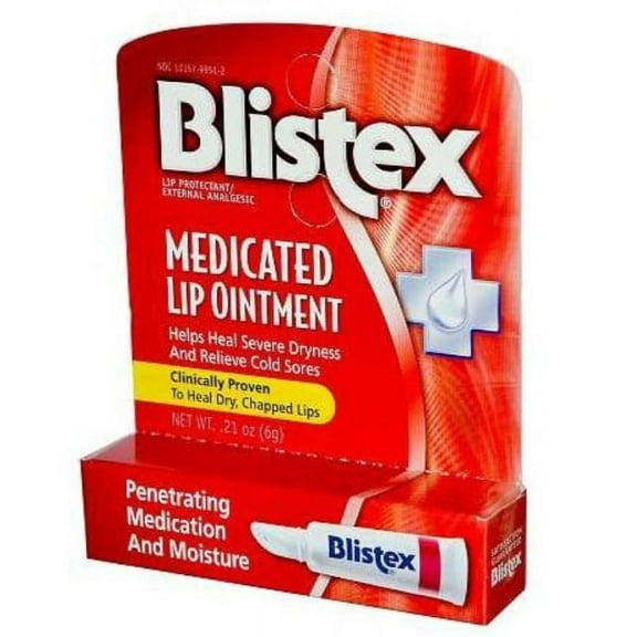 blistex medicated lip ointment 0.21 oz (pack of 3)